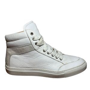 KOlO Men’s Size EU 38 US 7 Capri Triple White Leather Shoes Designer Casual